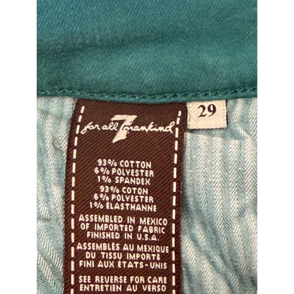 7 For All Mankind Aqua "The Skinny" Jeans - Picture 8 of 8